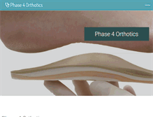 Tablet Screenshot of phase4orthotics.net